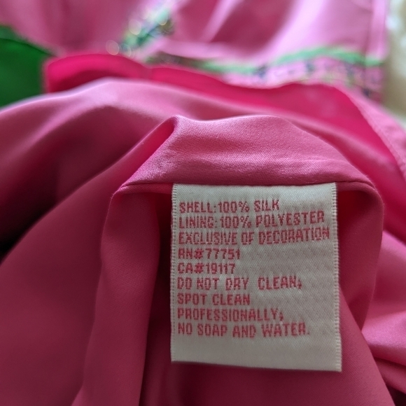 BETSEY JOHNSON Indian embroidered silk mini dress strapless 2 xs small - Picture 9 of 14